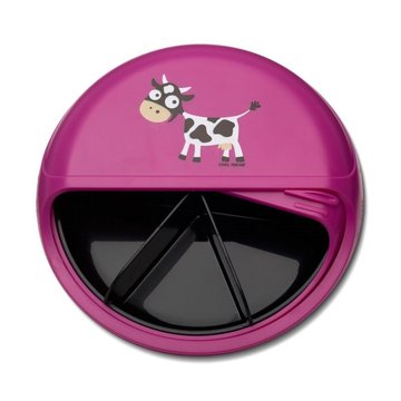 Carl Oscar Rotable SnackDISC™ 5 komorowy obrotowy pojemnik na przekąski Purple - Cow CARL OSCAR