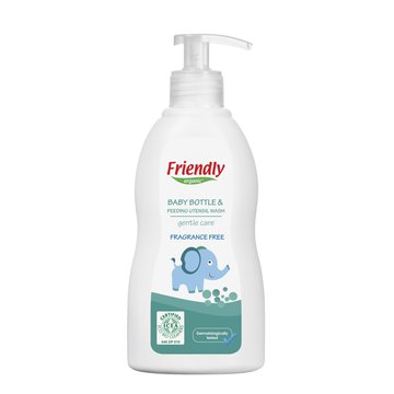 Friendly Organic, Płyn do mycia butelek dziecięcych, bezzapachowy, 300ml Dispenser FRIENDLY ORGANIC