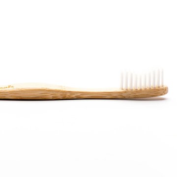Humble Brush, Bambusowa szczoteczka do zębów dla dorosłych, Medium, biała HUMBLE BRUSH