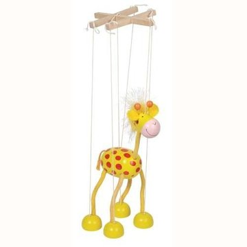 Goki® - Drewniana marionetka postać Żyrafa, Goki 51867