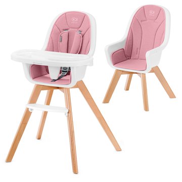 Kinderkraft krzesełko do karmienia TIXI pink