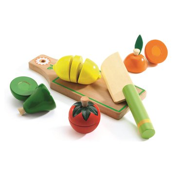 Djeco - Drewniane warzywa i owoce do krojenia DJ06526
