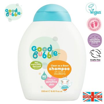 Good Bubble Organiczny szampon wegański dla Noworodka i Niemowlaka Cloudberry 250 ml GOOD BUBBLE