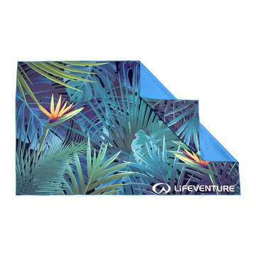 LittleLife - Ręcznik szybkoschnący Soft Fibre Lifeventure - Tropical 150x90 cm