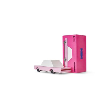 Candylab Drewniany Samochód Sedan Pink