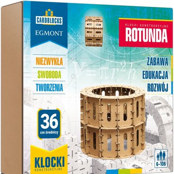 Egmont - Kartonowe klocki konstrukcyjne Rotunda Cardblocks