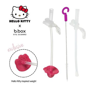 Słomki zapasowe i szczoteczka do bidonu 2 szt., Hello Kitty Pop Star, b.box