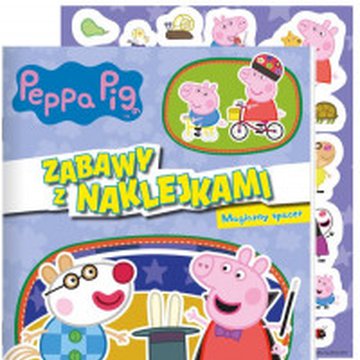 Media Service Zawada - Peppa Pig. Zabawy z naklejkami. Magiczny spacer