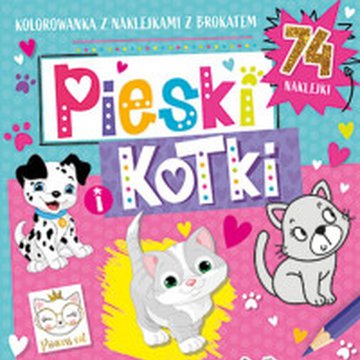 Books And Fun - Pieski i kotki. Kolorowanka