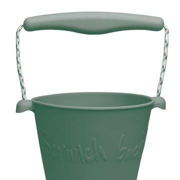Funkit world - Składane wiaderko do wody i piasku Scrunch Bucket - Ciemny zielony