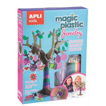 Zestaw z magicznym plastikiem Apli Kids - Biżuteria