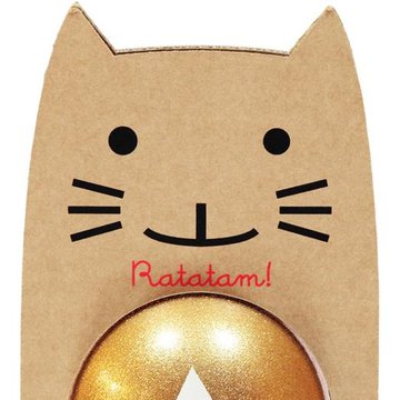 Ratatam - Piłka mała 15 cm Glitter gold