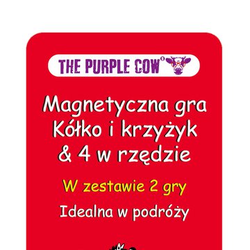 Gra magnetyczna The Purple Cow - Kółko i Krzyżyk