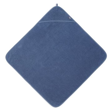 Jollein - Baby & Kids - Jollein - Ręcznik kąpielowy z kapturem 75 x 75 cm FROTTE JEANS BLUE