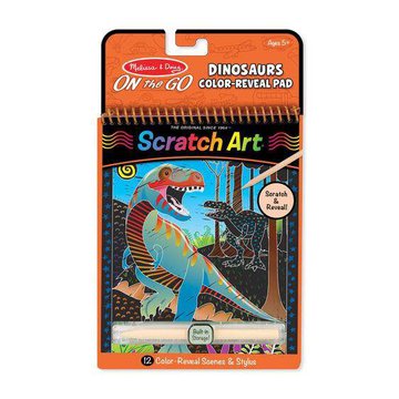 Melissa&Doug® - Scratch Art – Dinozaury