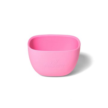 Avanchy La Petite Silikonowa Miseczka dla Dziecka 4m+ Pink