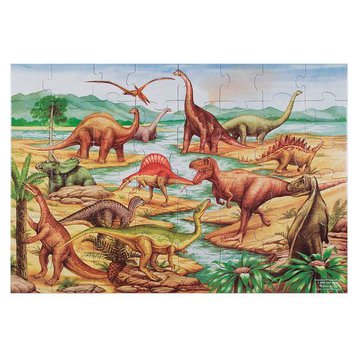 Melissa&Doug® - Puzzle podłogowe dinozaury 48el.