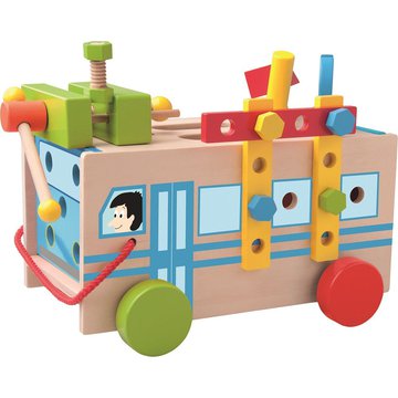 Woody - Autobus do skręcania ze śrubkami