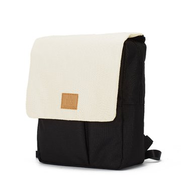 My Bag's Plecak Reflap eco black/cream MY BAG'S