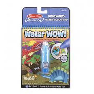 Melissa&Doug® - Melissa, Kolorowanka wodna Water Wow! Dinozaury