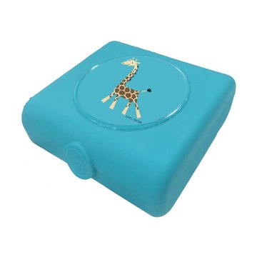 Carl Oscar Kids Sandwich Box Pojemnik na przekąski i kanapki Turquoise - Giraffe CARL OSCAR