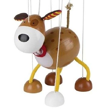 Goki® - Drewniana marionetka wzór Pies, Goki 51755